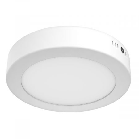 LUMINARIO PARA SOBREPONER LED REDONDO BLANCO LUZ CALIDA 12 W Barata