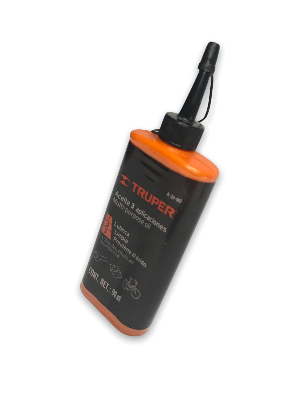 Aceite Limpiador Lubricante Multiusos 3 en 1 90ml Truper cadena TRUPER