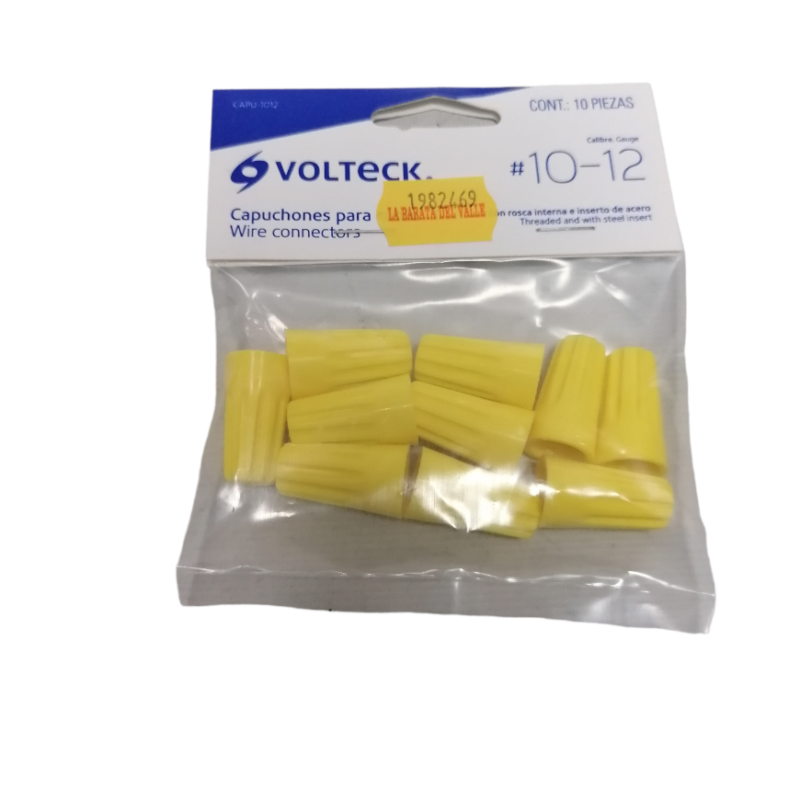 CAPUCHONES PARA CABLE CALIBRES 14 A 12 AWG BOLSA CON 10 PIEZAS – Barata ...