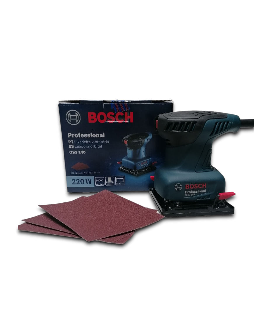 Lijadora Orbital 1/4 de hoja Bosch 220w Lijadora Profesional