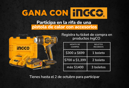 Gana con INGCO V2 450 × 307